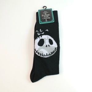 The Nightmare Before Christmas Black Socks Size 10-13 (1 Pair) - NEW